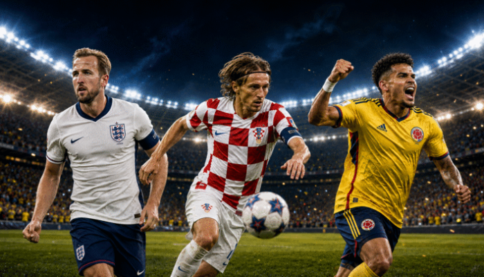 kane, modric e dias