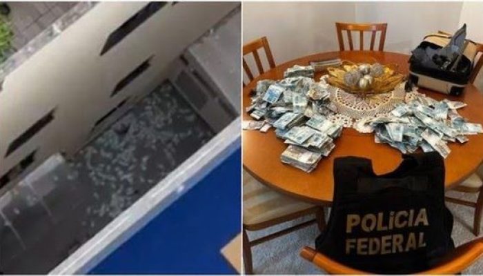 Dinheiro jogado pela janela