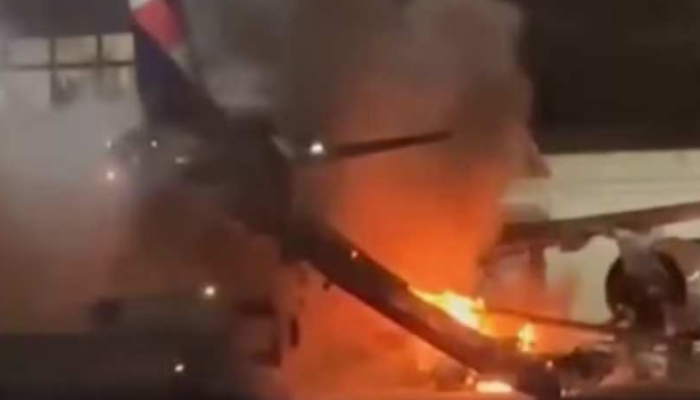 Fogo aeroporto Guarulhos