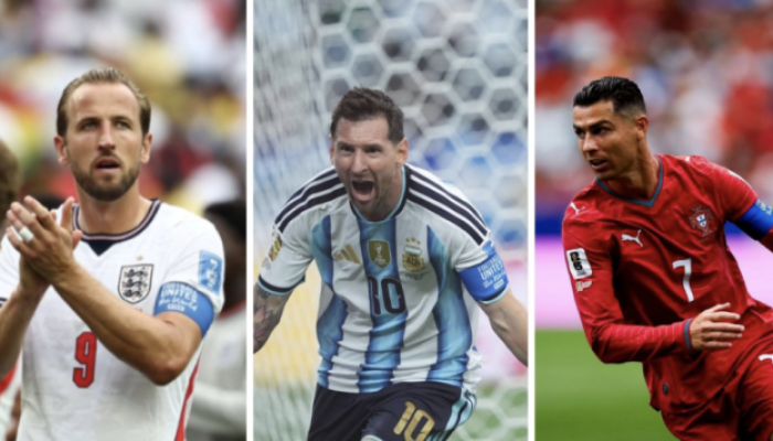 Inglaterra, Argentina e Portugal