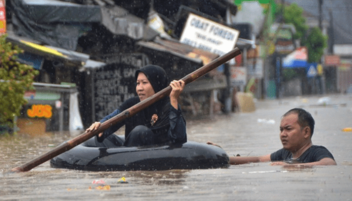 Inundações na Ásia