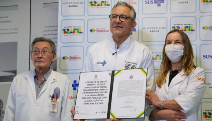 Ministério da Saúde contrato Rede Sarah