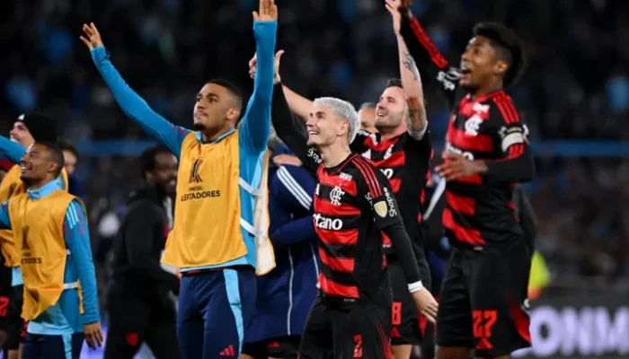 Racing e Flamengo pós jogo